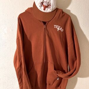 Russel Athletic Texas Longhorn Men’s Full Zip Hoodie Size XXL-Preowned